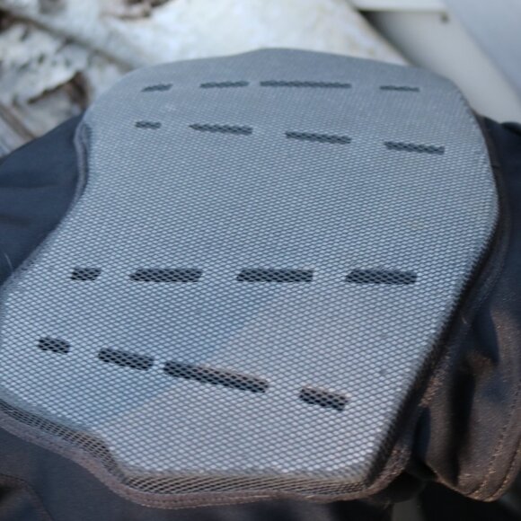 Nike Pro Hyperstrong Black Grey Football Compression Shirt w Pads Sz MEDIUM - Picture 5 of 12